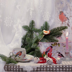 Пазл: Время пушистых снежинок