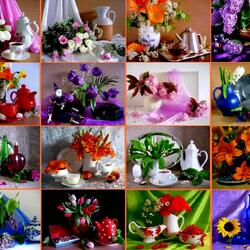 Пазл: Букеты