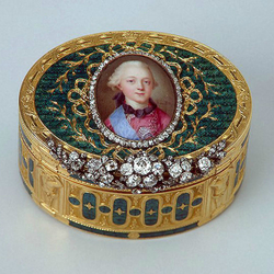 Пазл: Антикварная табакерка