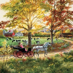 Пазл: Поездка на ферму