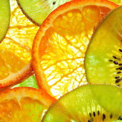 Пазл: Апельсин и киви