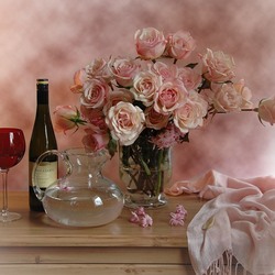 Пазл: Розовые розы