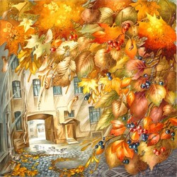 Пазл:  Осень за окном