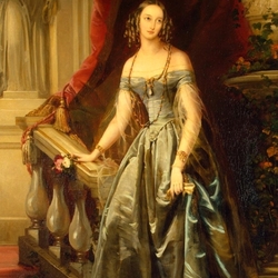Пазл: Портрет великой княгини Ольги Николаевны