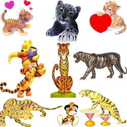 Пазл: Тигрята