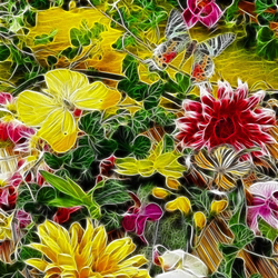 Пазл: Огненный сад