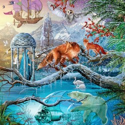 Пазл: Зима в Шангри-Ла