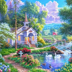 Пазл: Тихий уголок