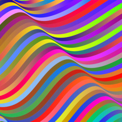 Пазл: Разноцветные ленточки