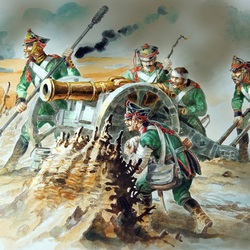 Пазл: Гвардейские артиллеристы