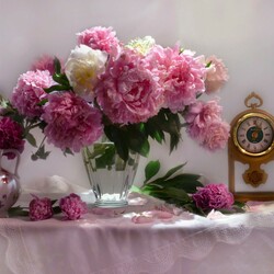 Пазл: Пионы