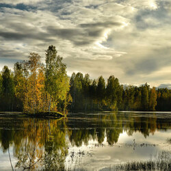 Пазл: Уходит тихо вечер