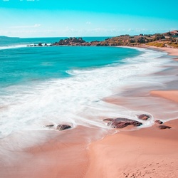 Пазл: Розовый песок