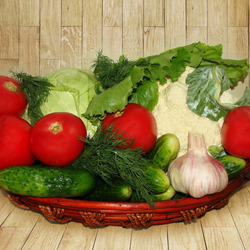 Пазл: Овощи с огорода
