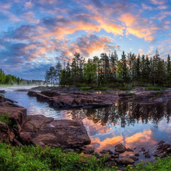 Пазл: Закат на природе