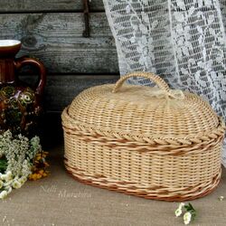 Пазл: Хлебница из газетной лозы