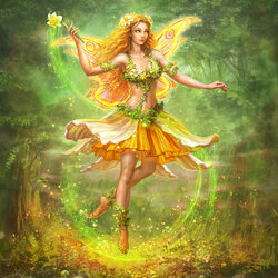 Пазл: Цветочная фея - Нарцисс
