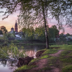 Пазл: Утро в деревне