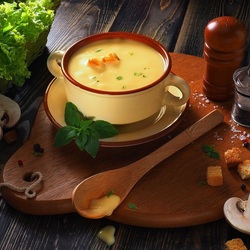 Пазл: Грибной крем-суп