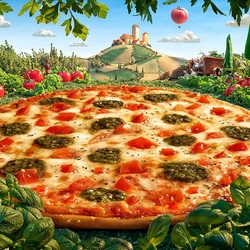 Пазл: Итальянская пицца
