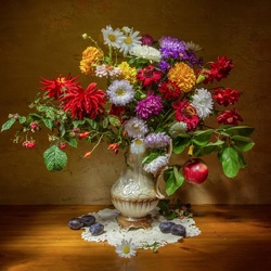 Пазл: Последний осени букет 