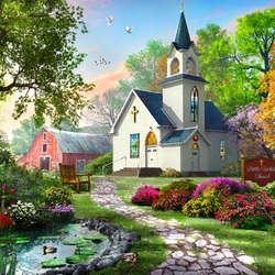 Пазл: Белая церковь