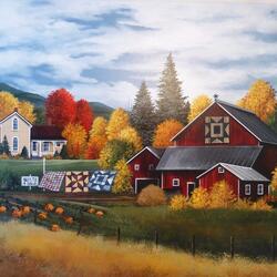 Пазл: Одеяло квилт