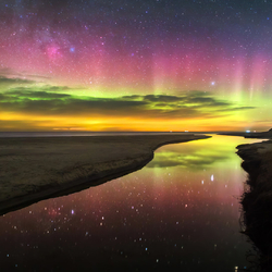 Пазл: Отражение звездного неба