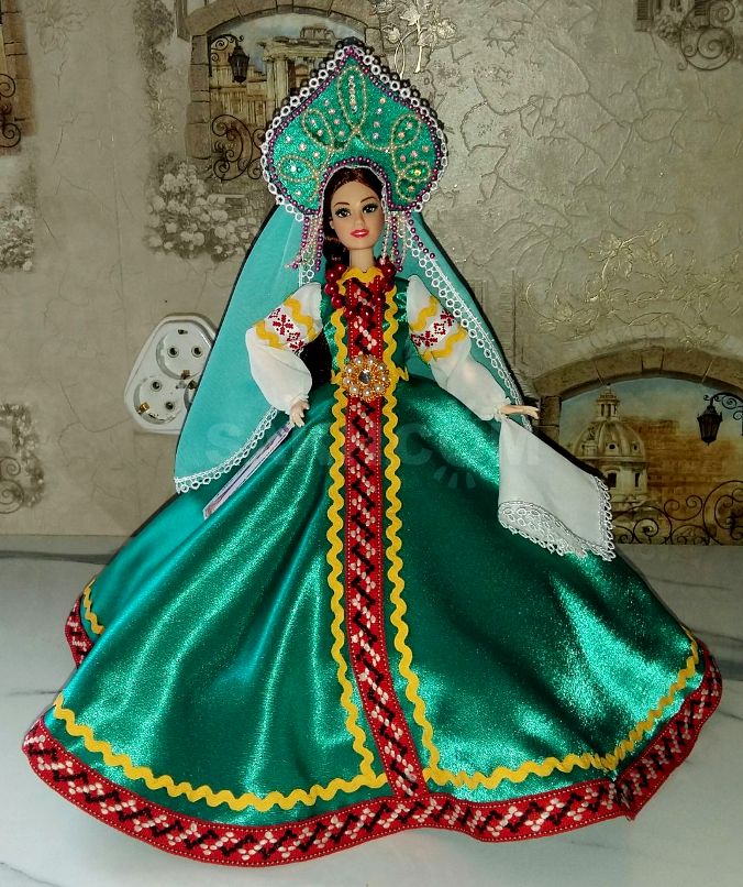 Костюм для кукол своими руками. Кукла в народном стиле. Кукла в татарском народном костюме. Куклы шкатулки в национальных платьях. Русский национальный костюм для куклы Барби.