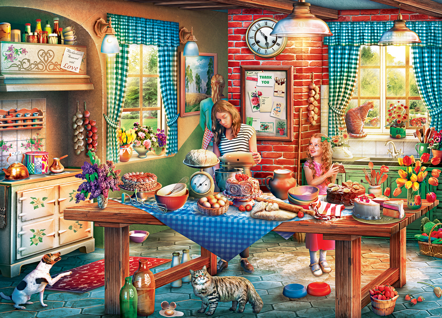 Puzzle kitchen детская кухня