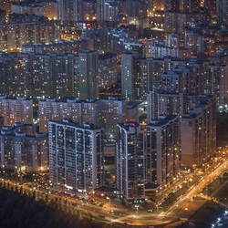 Пазл: Вид сверху на Лыжный переулок и Мебельную улицу