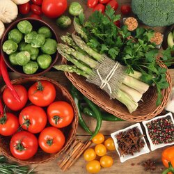 Пазл: Свежие овощи