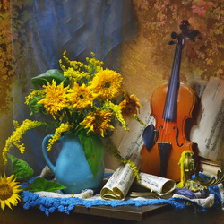 Пазл: Осенняя скрипка