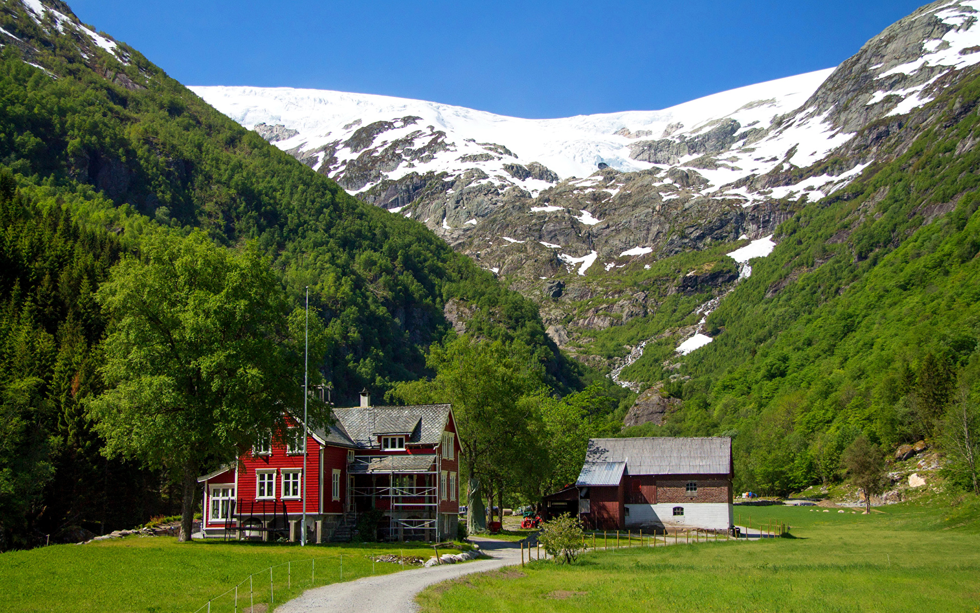 Норвежская деревня кьерринген