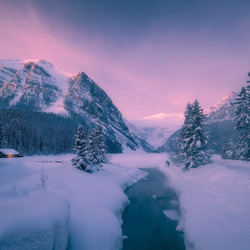 Пазл: Зима в горах
