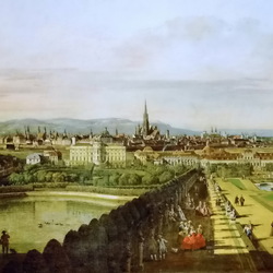 Пазл: Вид на Вену с бельведера 