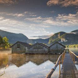 Пазл: Домики на воде
