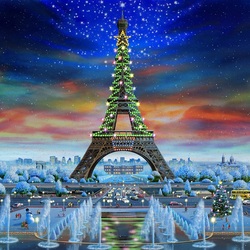 Пазл: Парижское Рождество