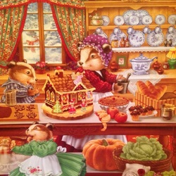 Пазл: Создание пряничного домика