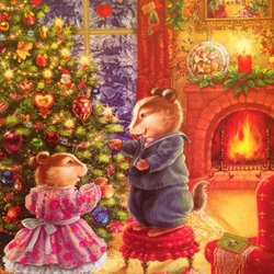 Пазл: Наряжаем ёлку