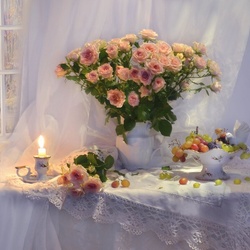 Пазл: Осенние розы прекрасны