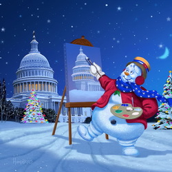 Пазл: Капитолийский снеговик