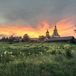 Пазл: Утро в деревне