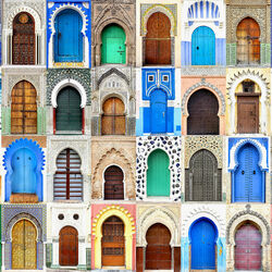 Пазл: Двери Марокко