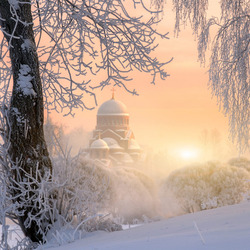 Пазл: Холодное зимнее утро