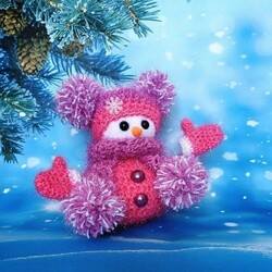 Пазл: Снеговичок