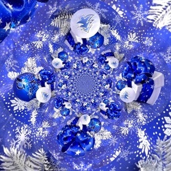 Пазл: Новогодний фрактал