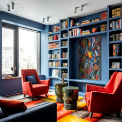 Пазл: В синем цвете