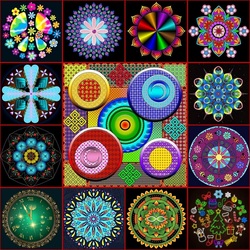 Пазл: Мандалы