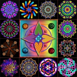 Пазл: Мандалы